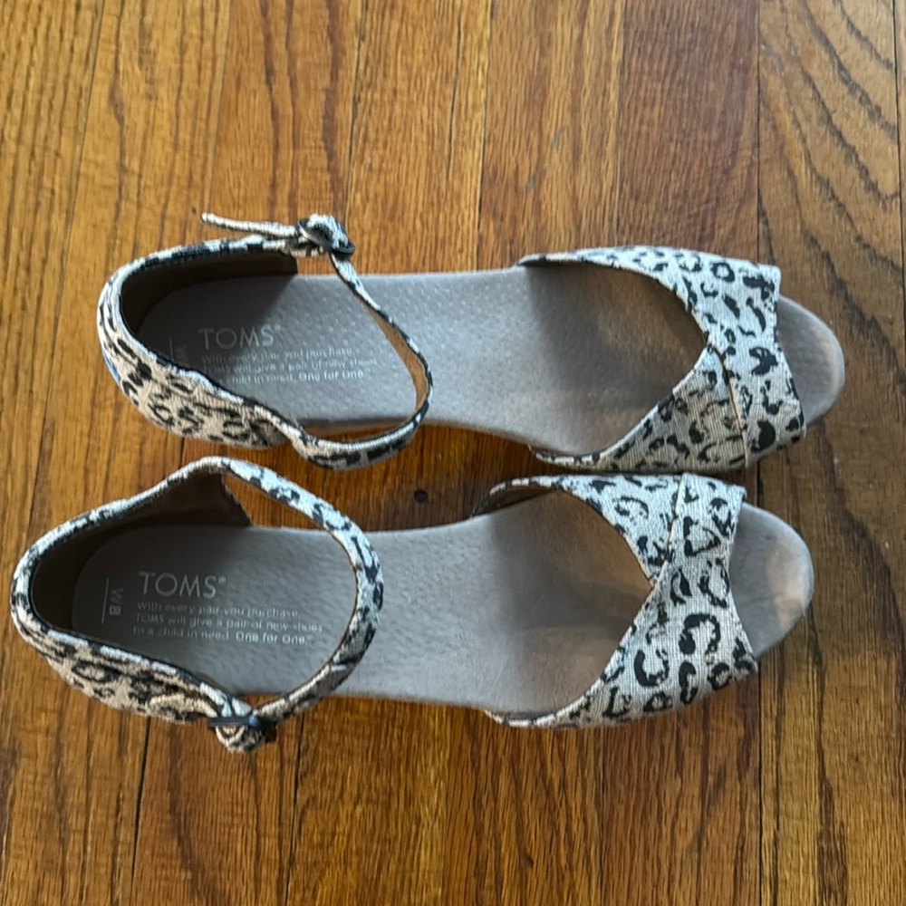 Toms Chita Print Wedge